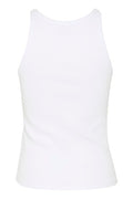 GZdrew Rhinestone Logo Tank - Bright White