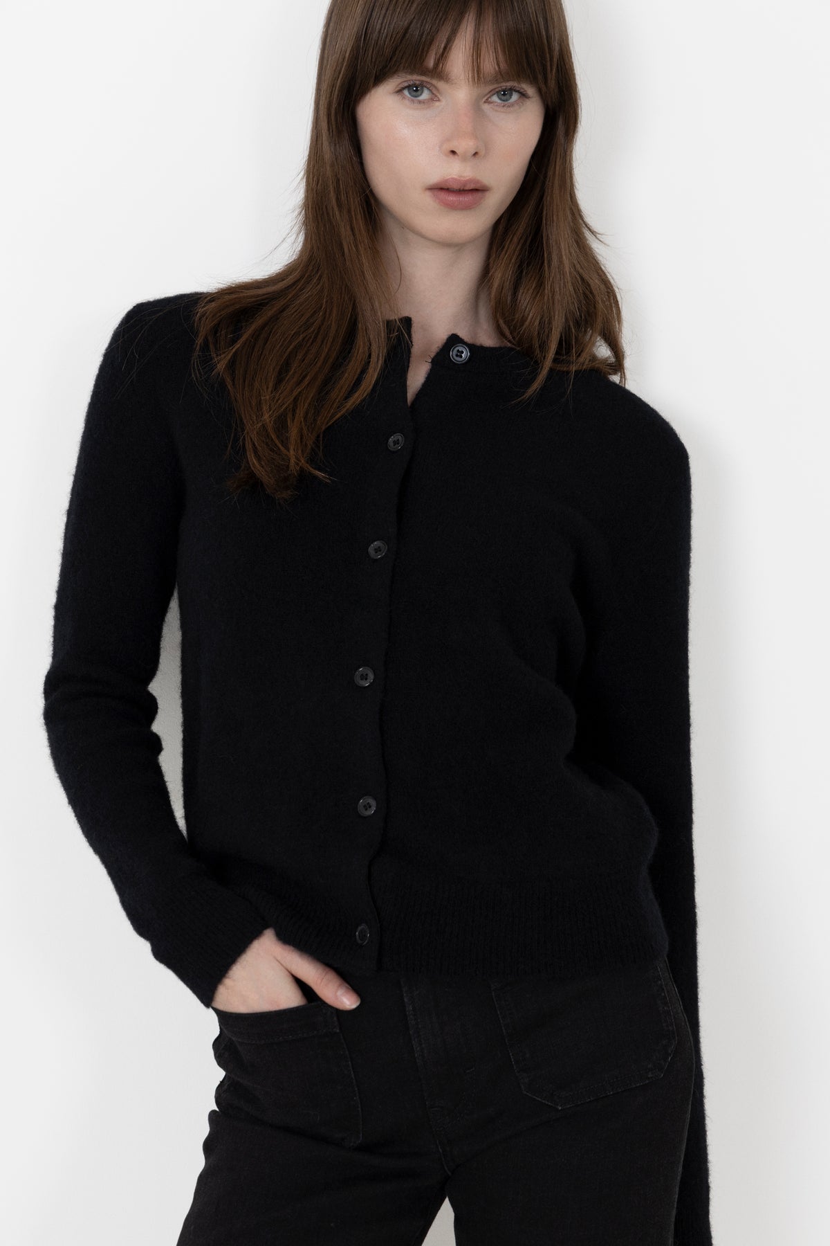 Nor Short Cardigan - Black
