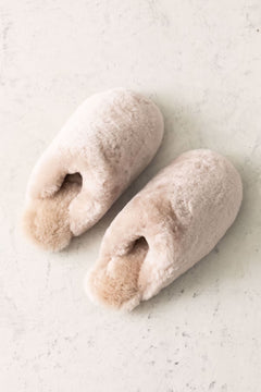 Cozy Slippers - Taupe