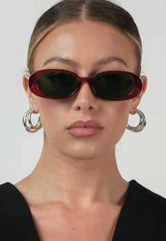 Gina - Trans Cherry/Green