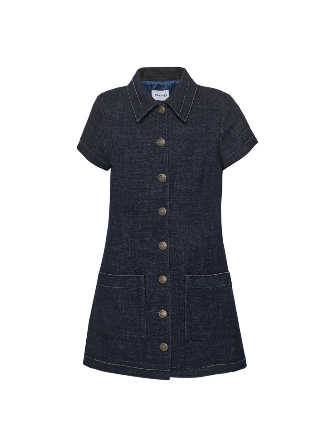 Wool Denim Gayane - Dark Navy Blue