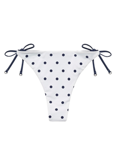 Polka Dot Iliana Reversible Bottom - White/Navy