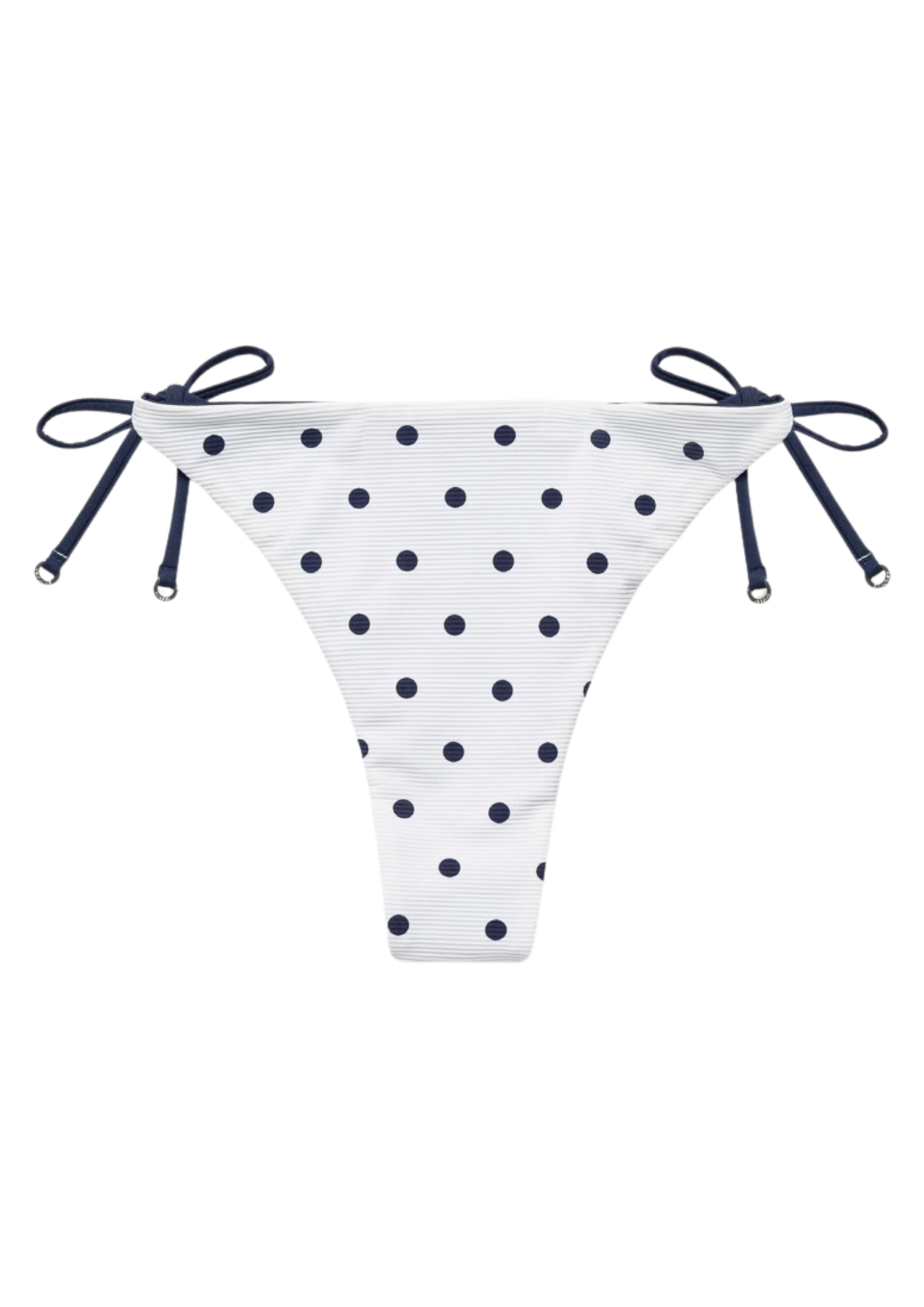Polka Dot Iliana Reversible Bottom - White/Navy