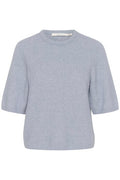 GZalpha Ss Tee - Grey Blue Melange