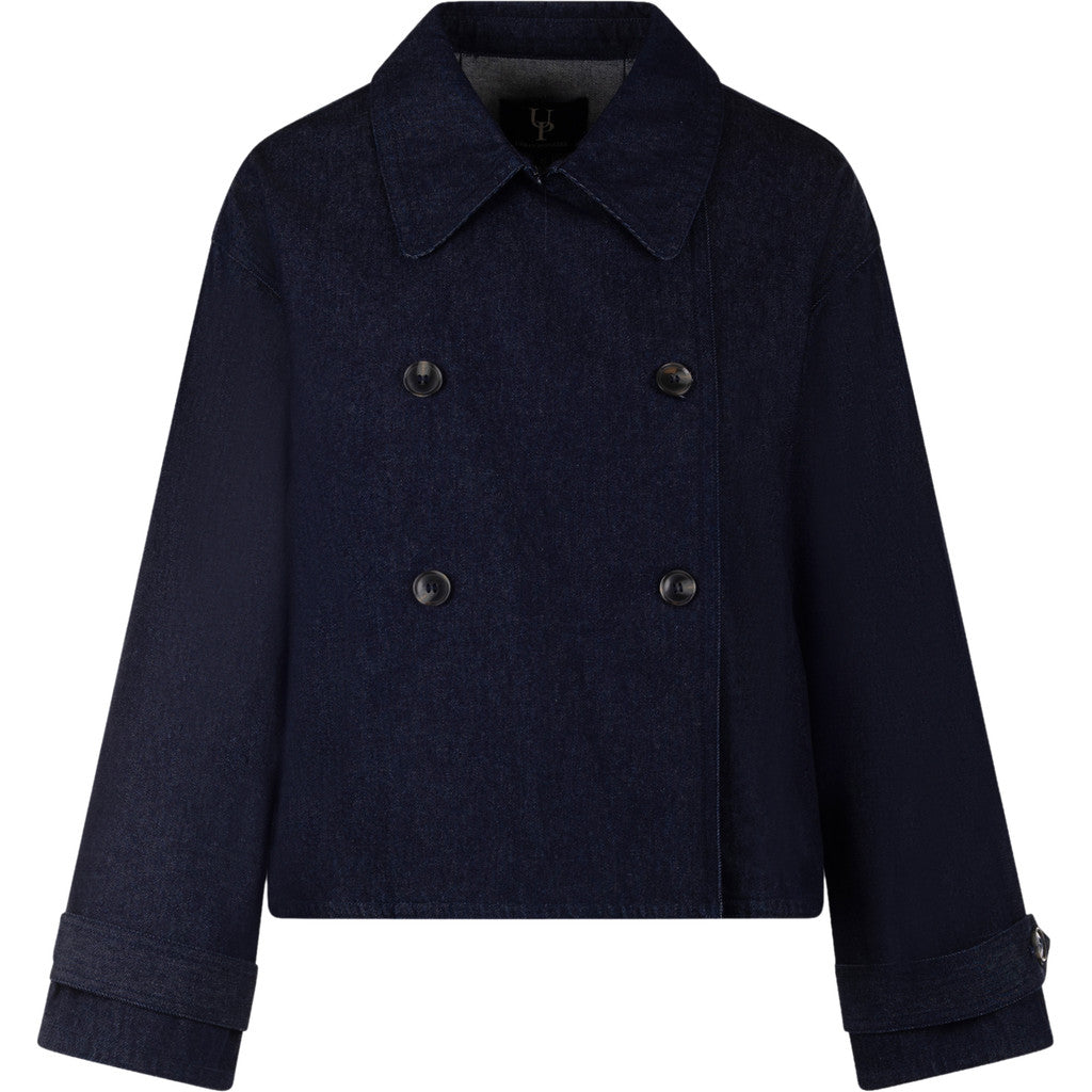 Cicely Trenchcoat - Dark Navy Denim