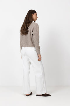AlphaGZ Short Cardigan - Warm Sand Melange