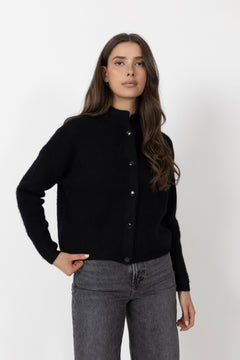 AlphaGZ Short Cardigan - Black