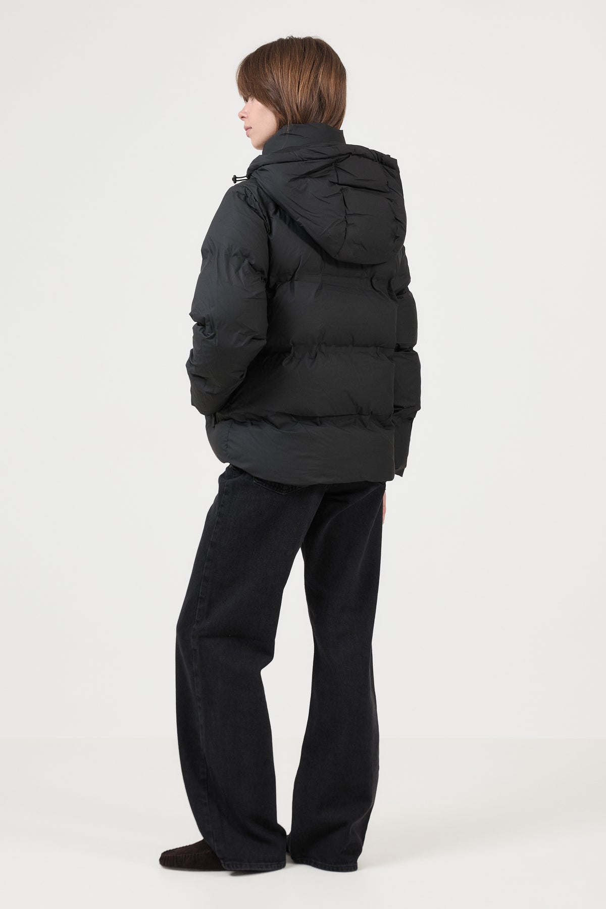 Fox C Puffer Jacket - Black
