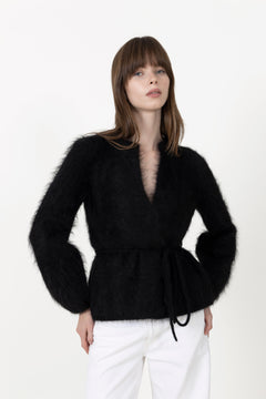 Fredrikke Chunky Cardigan - Black
