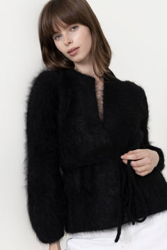 Fredrikke Chunky Cardigan - Black