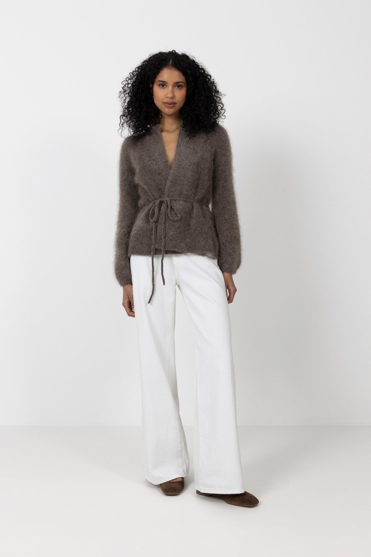 Fredrikke Chunky Cardigan - Brown