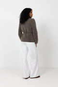 Fredrikke Chunky Cardigan - Brown