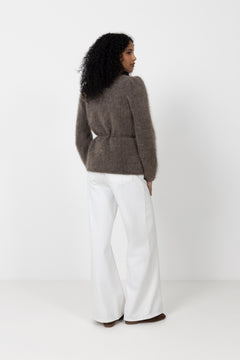 Fredrikke Chunky Cardigan - Brown