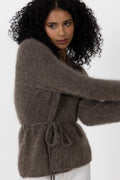 Fredrikke Chunky Cardigan - Brown