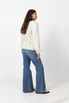 Fredrikke Chunky Cardigan - Bright White