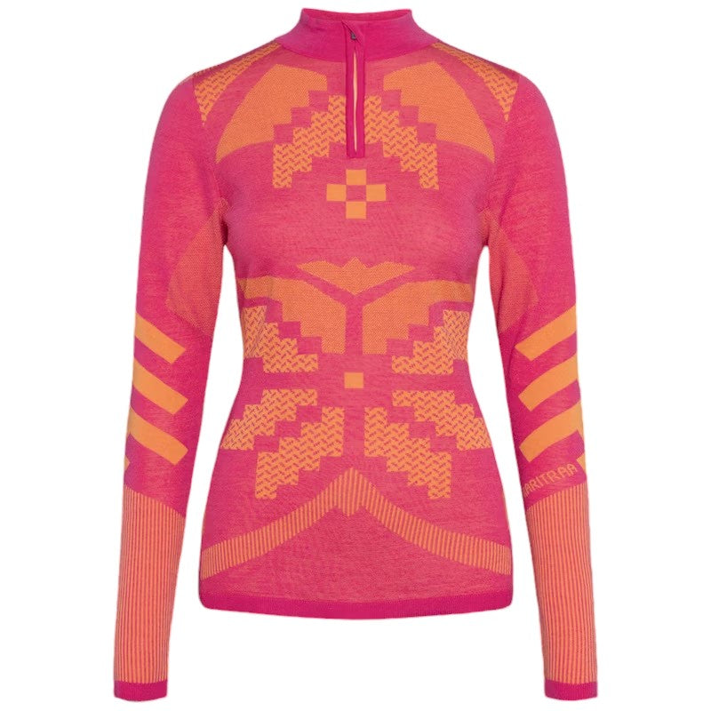 Faith Half-Zip - Berry Pink