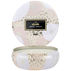 3 Wick Tin Candle - Santal Vanille