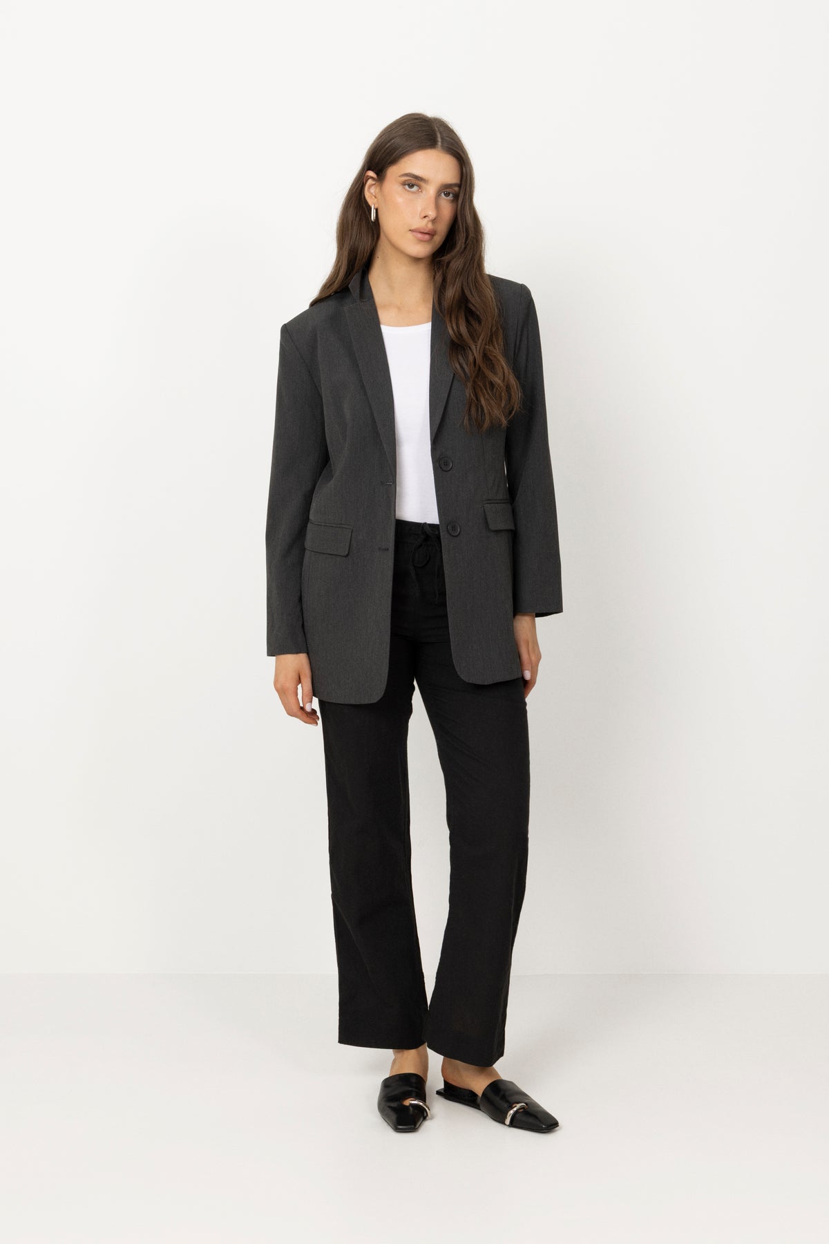 Sonar Linen Pants - Black