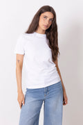 Myessential Ss O-Neck Tee - Bright White
