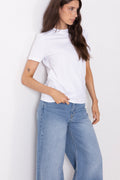 Myessential Ss O-Neck Tee - Bright White