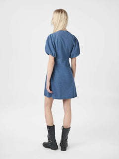 Uma Denim Dress - Blue