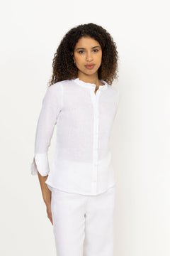 Clarion Linen Shirt - White