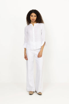 Clarion Linen Shirt - White