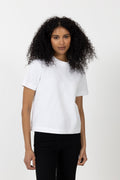Essential Ss Boxy Tee - Bright White