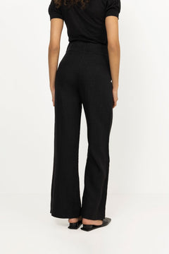Molly Linen Pants - Black