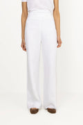 Molly Linen Pants - White