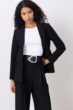 Ako Belt - Black Silver