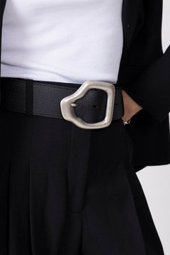 Ako Belt - Black Silver