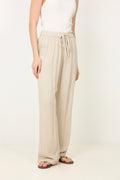 Sonar Drapy Linen Pants - Natural