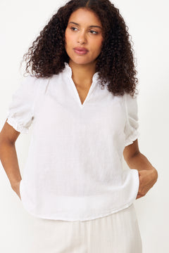 Odesa Linen Blouse - White