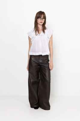 Jayla S Voile Top - White