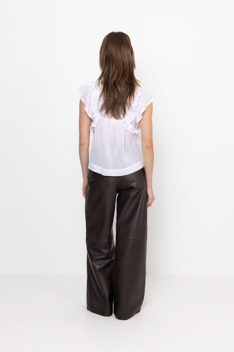 Jayla S Voile Top - White