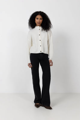 AlphaGZ Short Cardigan - Ivory