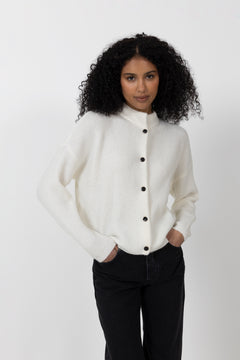 AlphaGZ Short Cardigan - Ivory
