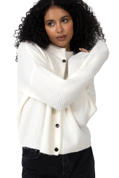 AlphaGZ Short Cardigan - Ivory