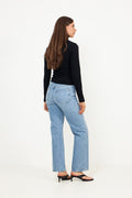 Petra Rib Turtleneck - Black
