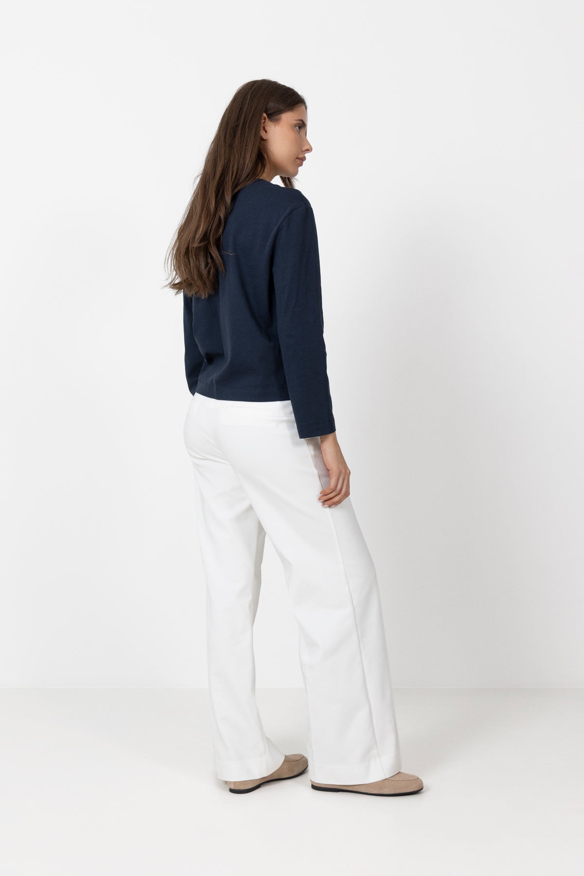 Essential Ls Boxy Tee - Dark Sapphire