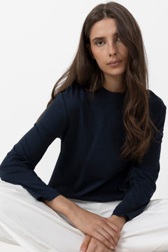 Essential Ls Boxy Tee - Dark Sapphire