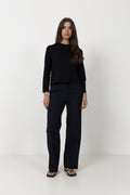 Essential Ls Boxy Tee - Black