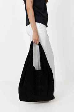 Suede Dalliea Bag - Black
