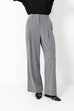 Henrika Hw Pants - Grey Melange