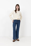 Franca Lux Chunky Cardigan - White