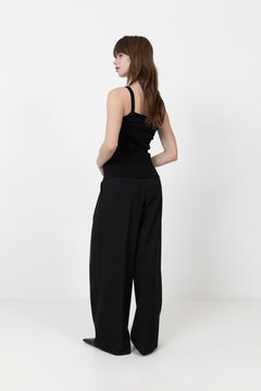 Celica Anna Strap Tank Top - Black