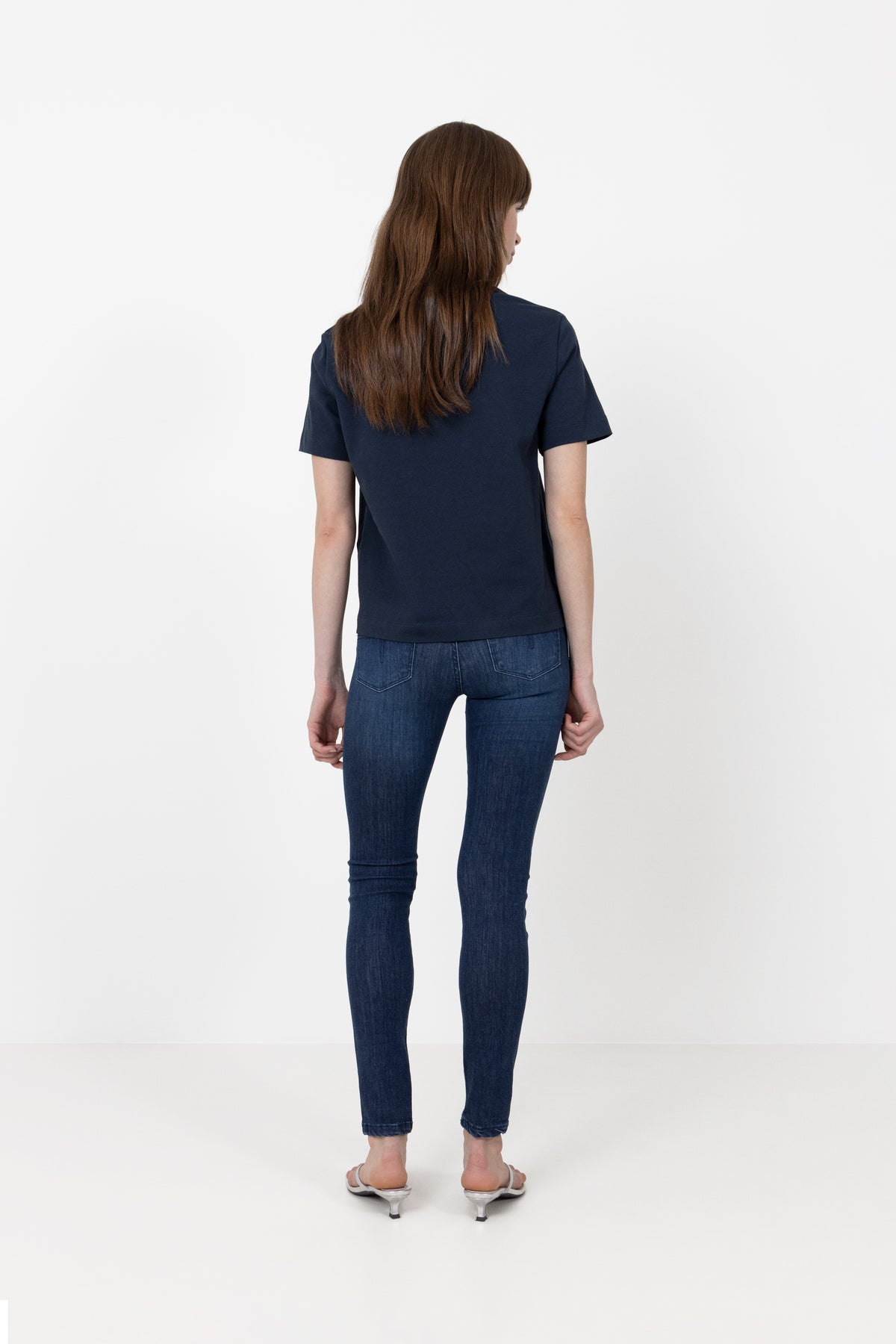 Essential Ss Boxy Tee - Dark Sapphire