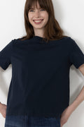 Essential Ss Boxy Tee - Dark Sapphire