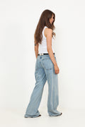Soft Cotton Rib Tank Top - Bright White